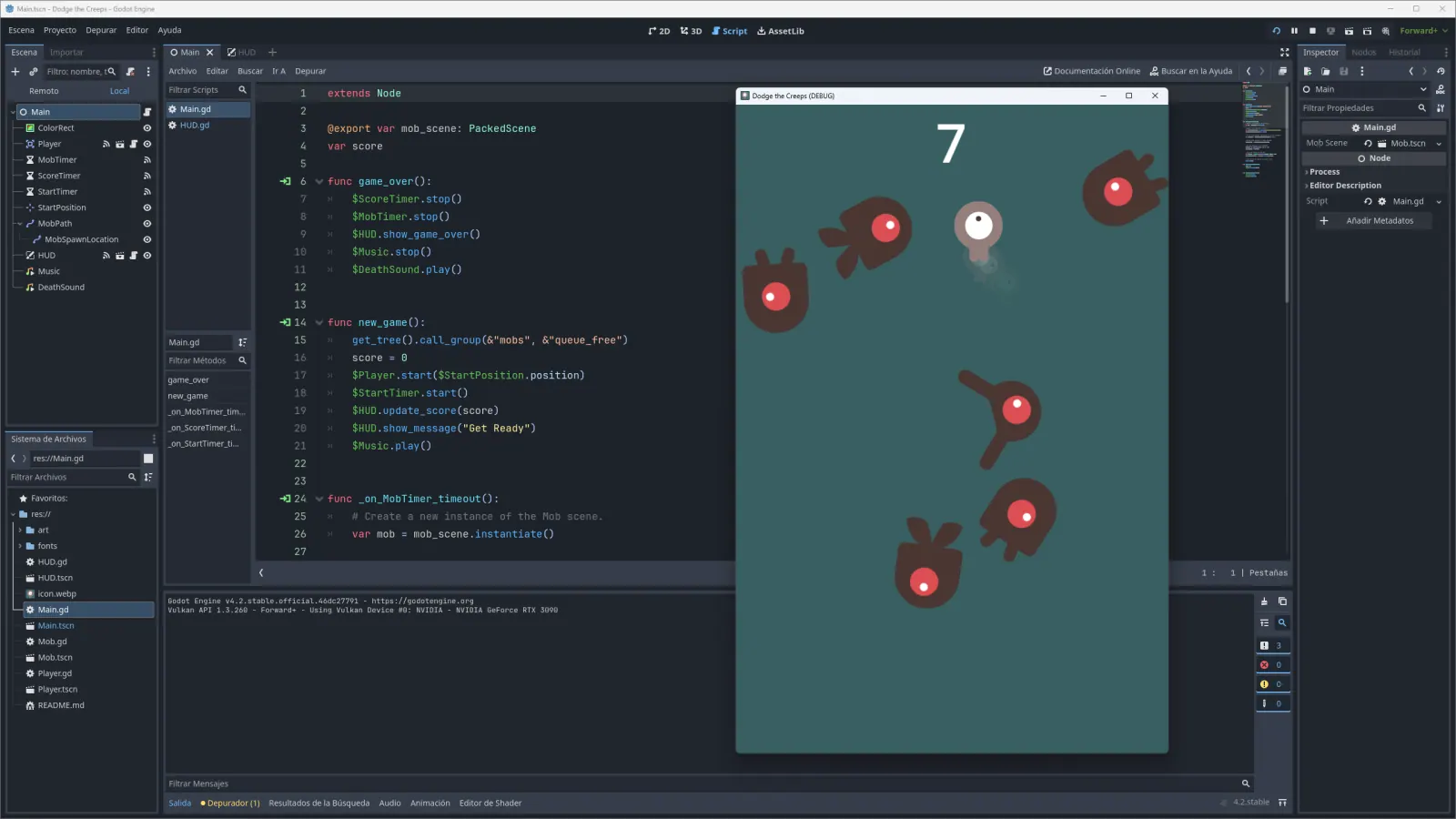 Godot 4.2 Spanish